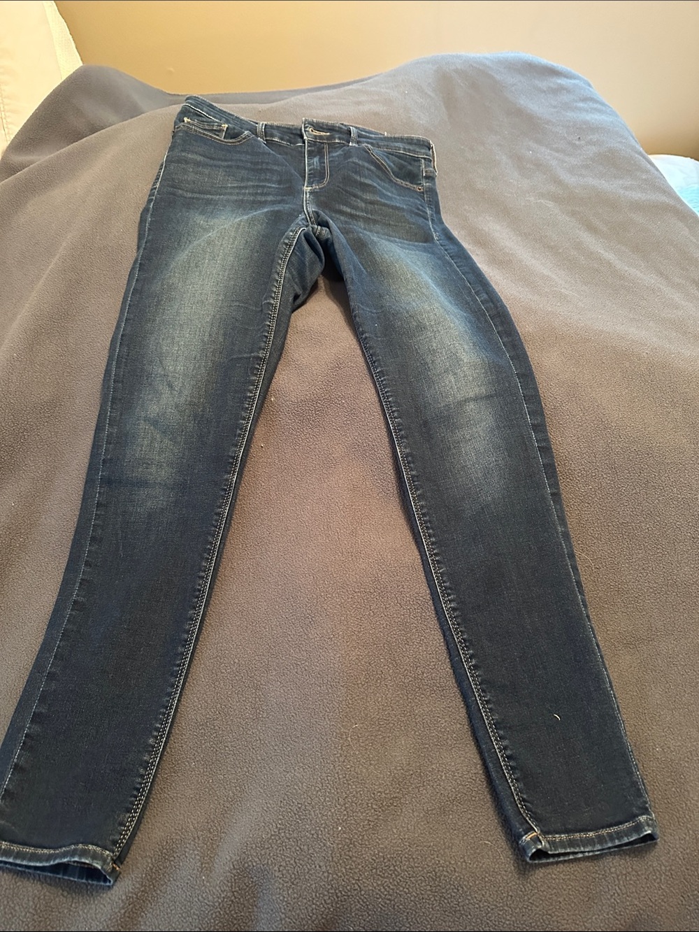 Lucky Brand Women's Dark Blue Skinny Jeans